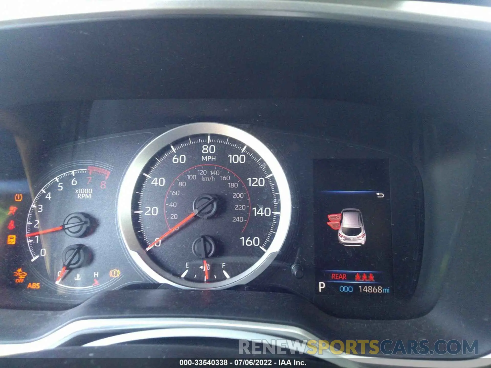 7 fotografías del automóvil dañado JTND4MBE1M3121108 TOYOTA COROLLA HATCHBACK 2021