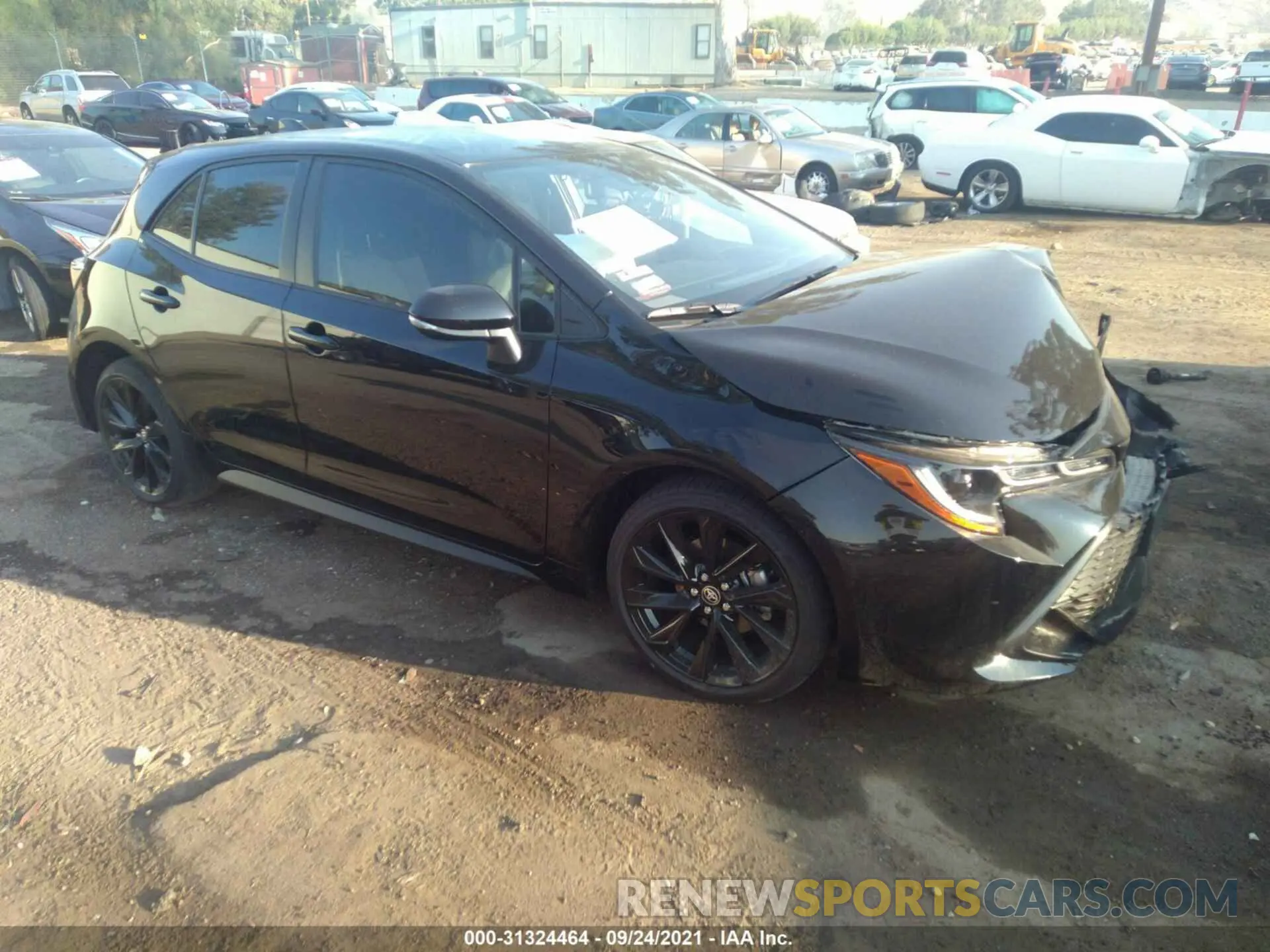 1 fotografías del automóvil dañado JTND4MBE5M3145184 TOYOTA COROLLA HATCHBACK 2021