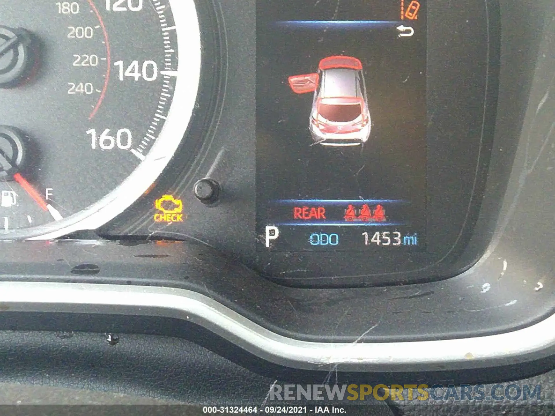7 fotografías del automóvil dañado JTND4MBE5M3145184 TOYOTA COROLLA HATCHBACK 2021