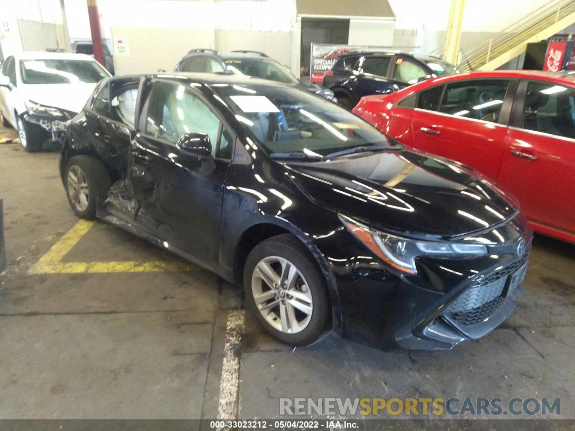 1 fotografías del automóvil dañado JTND4MBE6M3111500 TOYOTA COROLLA HATCHBACK 2021