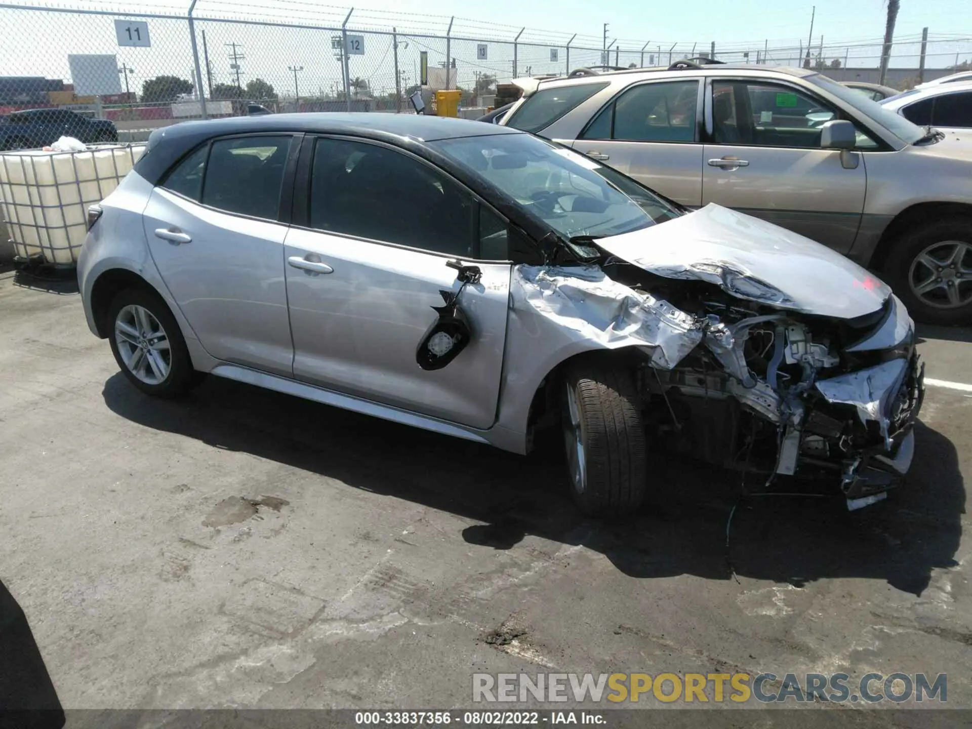 1 fotografías del automóvil dañado JTND4MBE7M3125650 TOYOTA COROLLA HATCHBACK 2021