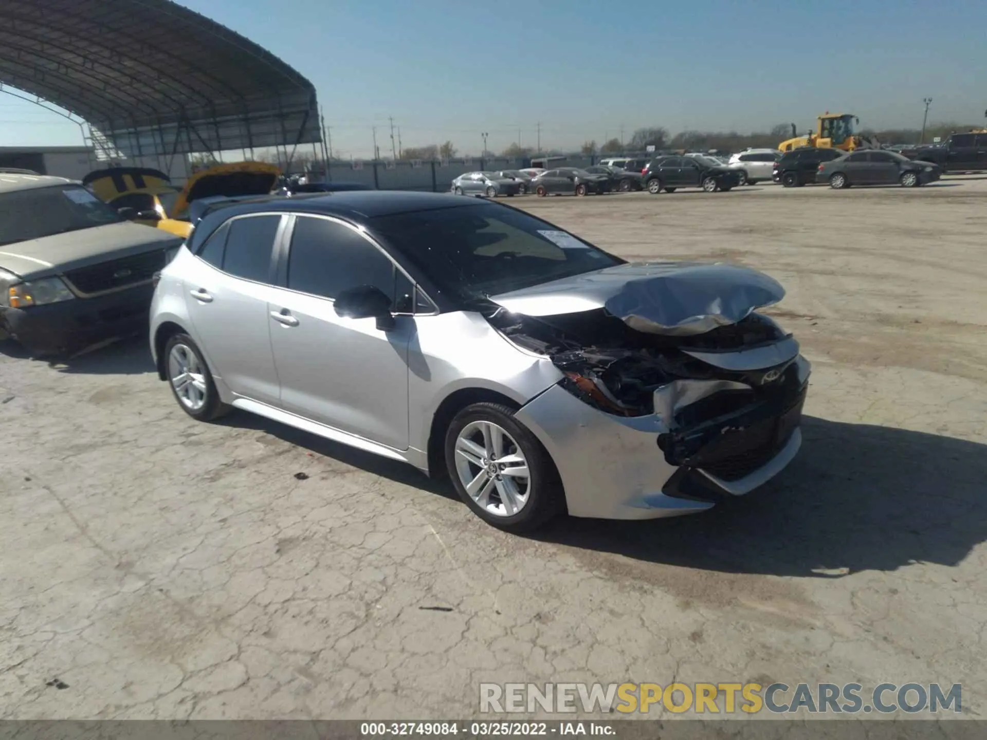 1 fotografías del automóvil dañado JTND4MBE8M3119971 TOYOTA COROLLA HATCHBACK 2021