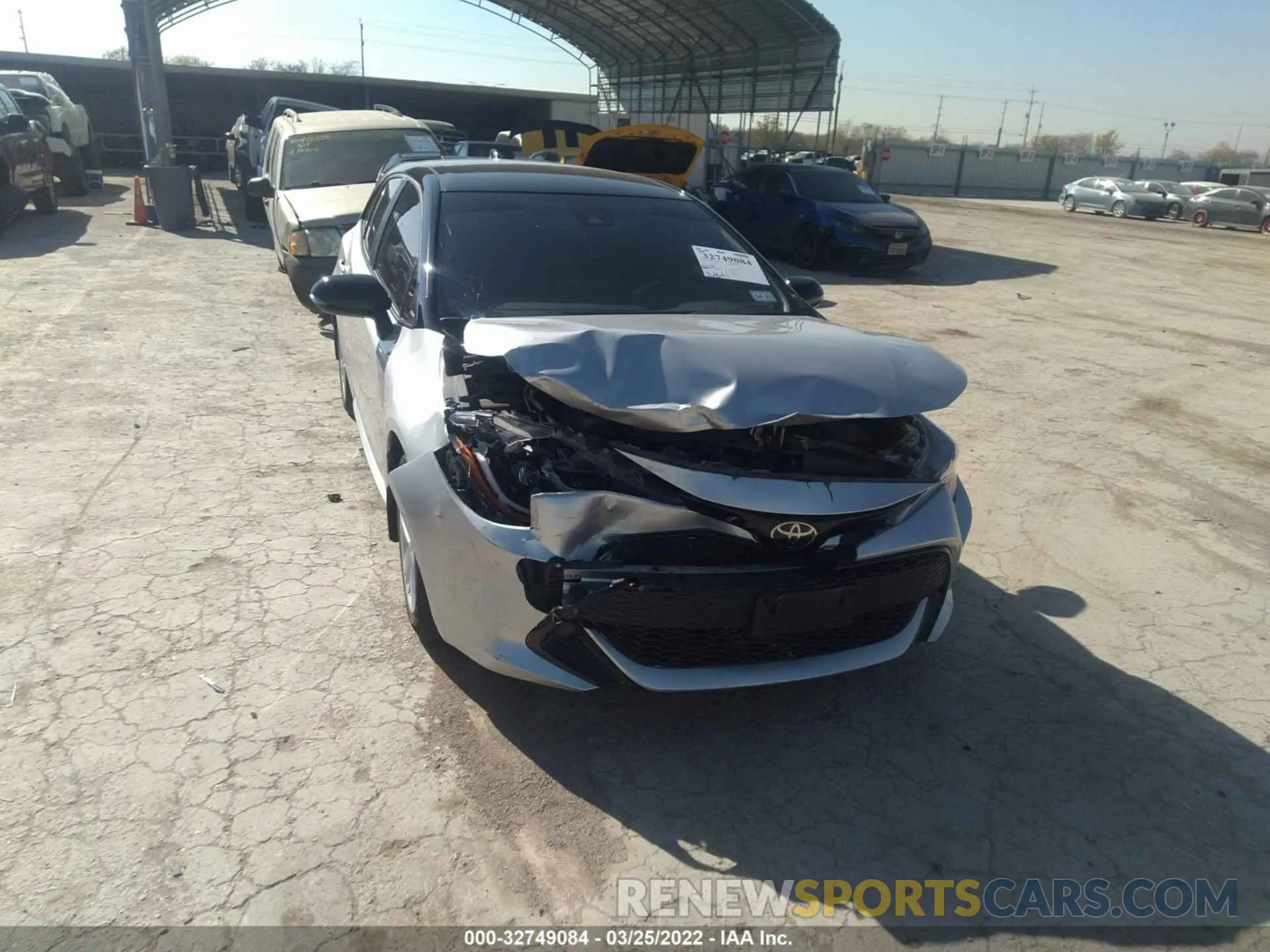 6 fotografías del automóvil dañado JTND4MBE8M3119971 TOYOTA COROLLA HATCHBACK 2021