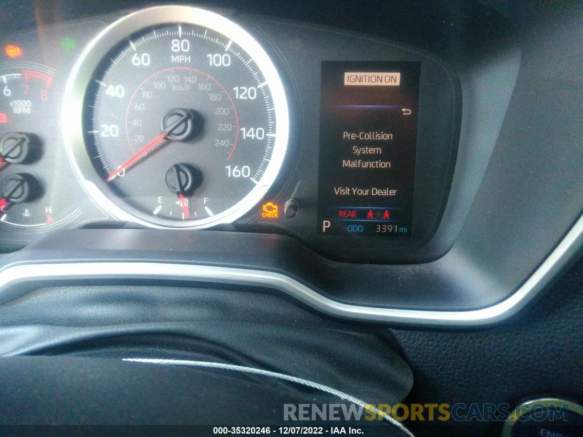 7 fotografías del automóvil dañado JTND4MBE3N3172031 TOYOTA COROLLA HATCHBACK 2022