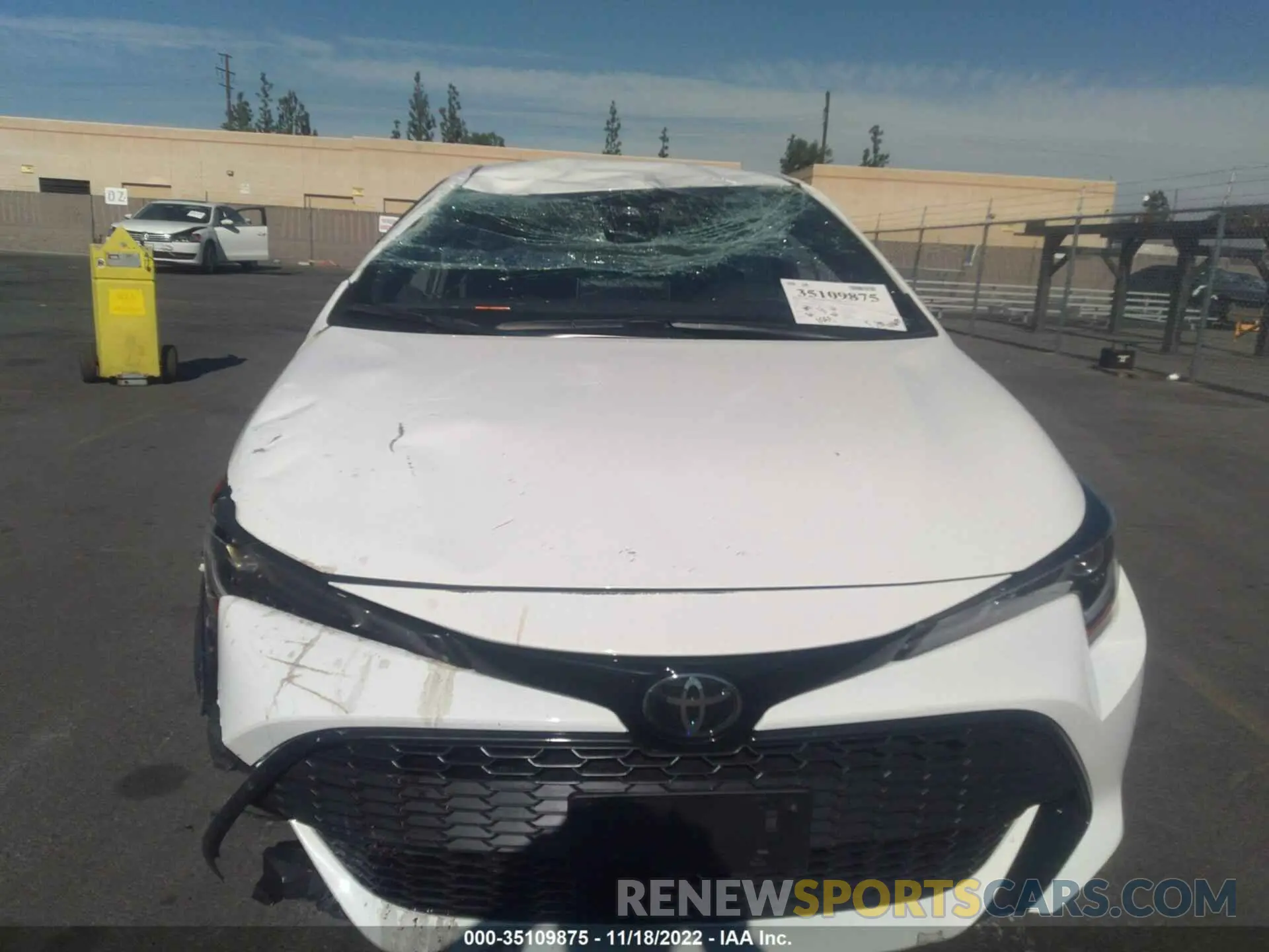 6 fotografías del automóvil dañado JTND4MBE3N3185622 TOYOTA COROLLA HATCHBACK 2022
