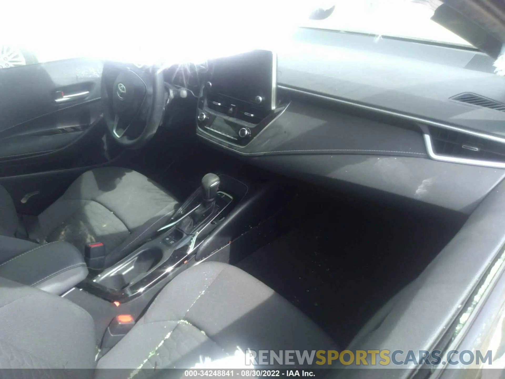 5 fotografías del automóvil dañado JTND4MBE6N3177322 TOYOTA COROLLA HATCHBACK 2022