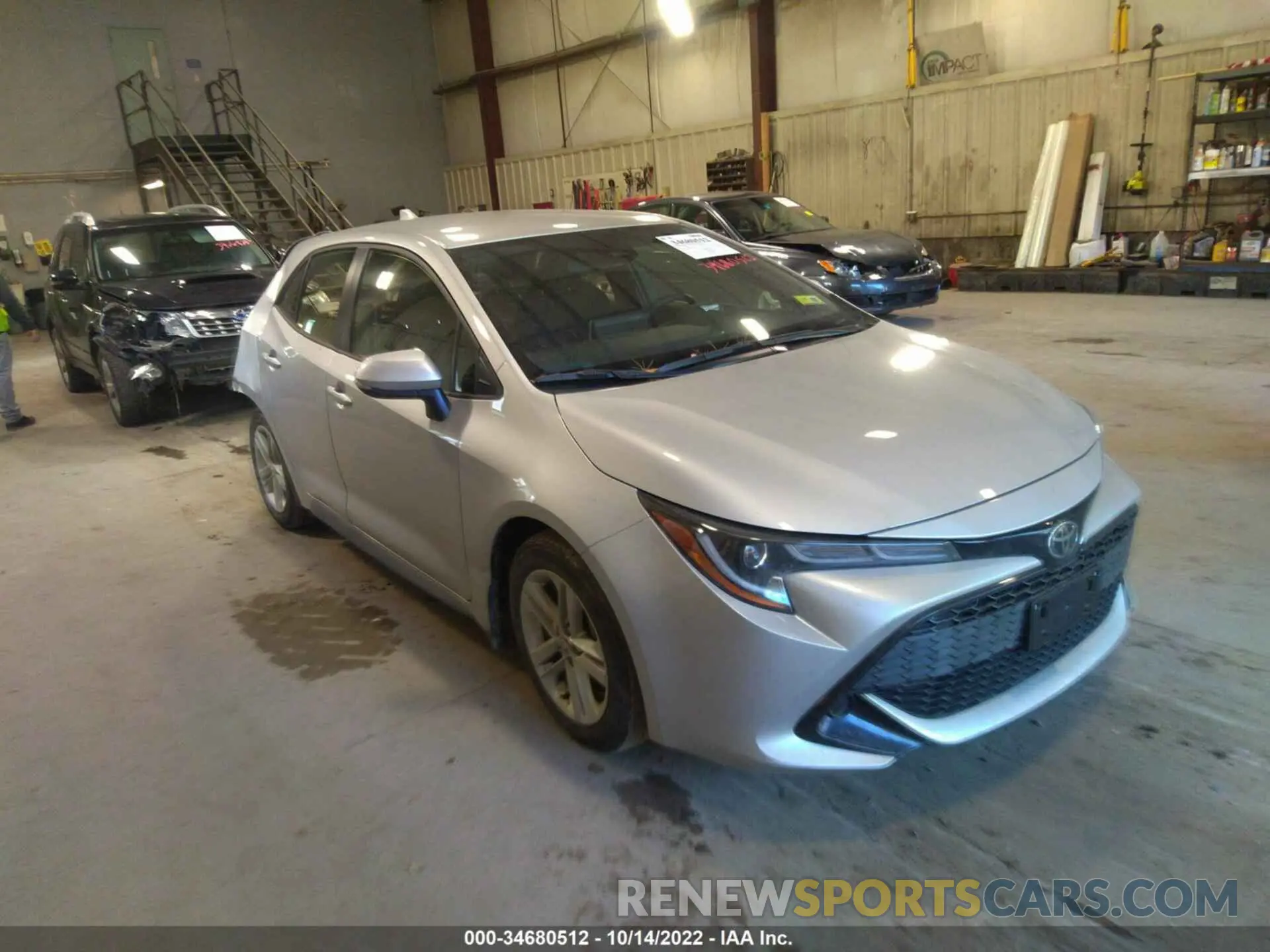 1 fotografías del automóvil dañado JTND4MBEXN3171166 TOYOTA COROLLA HATCHBACK 2022