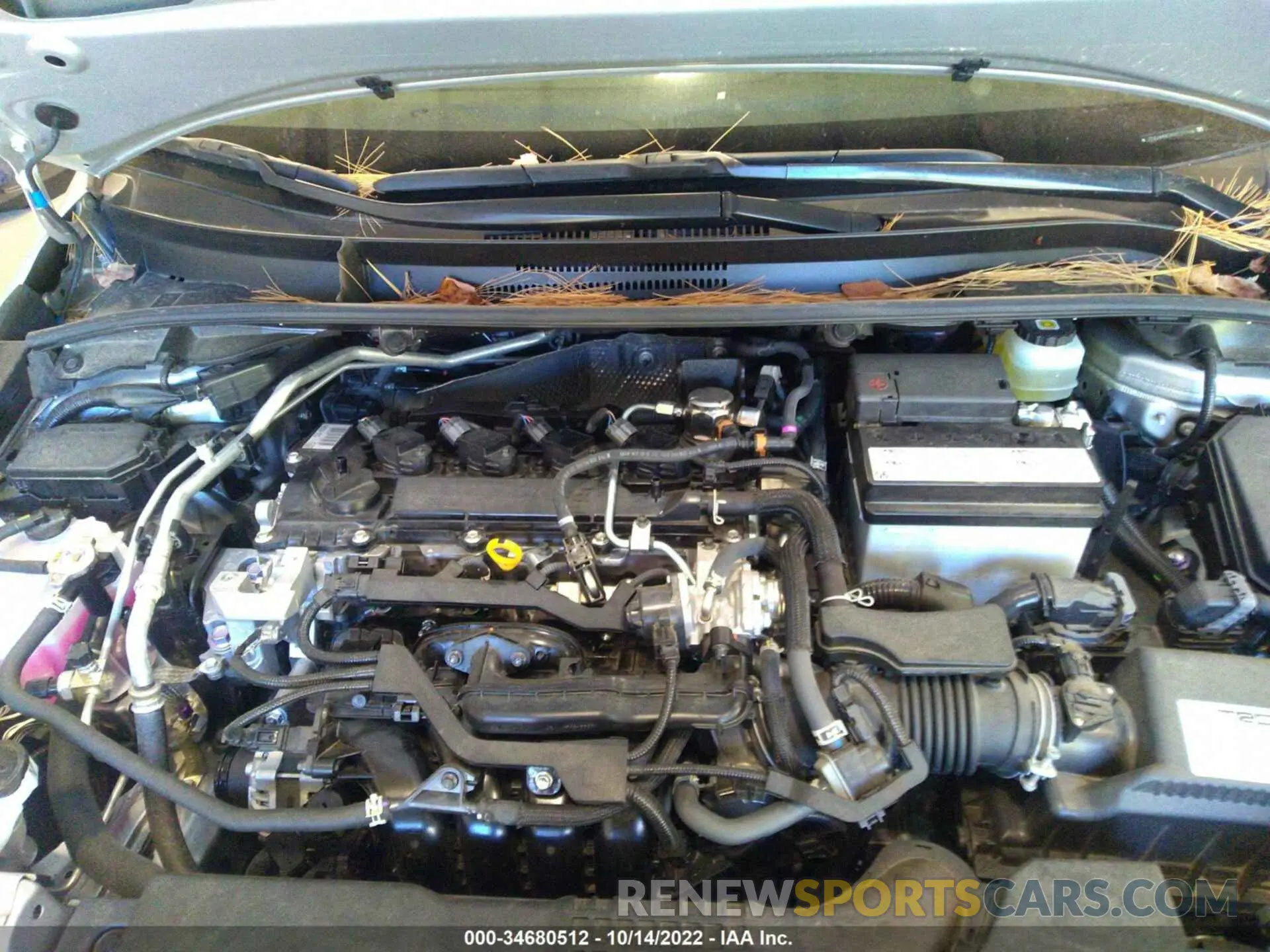 10 fotografías del automóvil dañado JTND4MBEXN3171166 TOYOTA COROLLA HATCHBACK 2022
