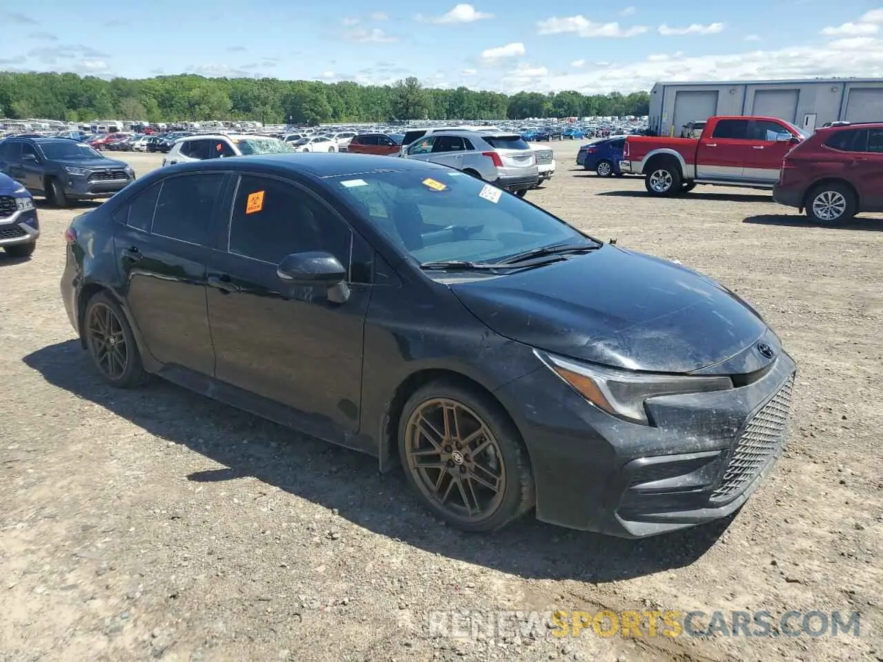 4 fotografías del automóvil dañado 5YFB4MCE5RP174824 TOYOTA COROLLA NI 2024