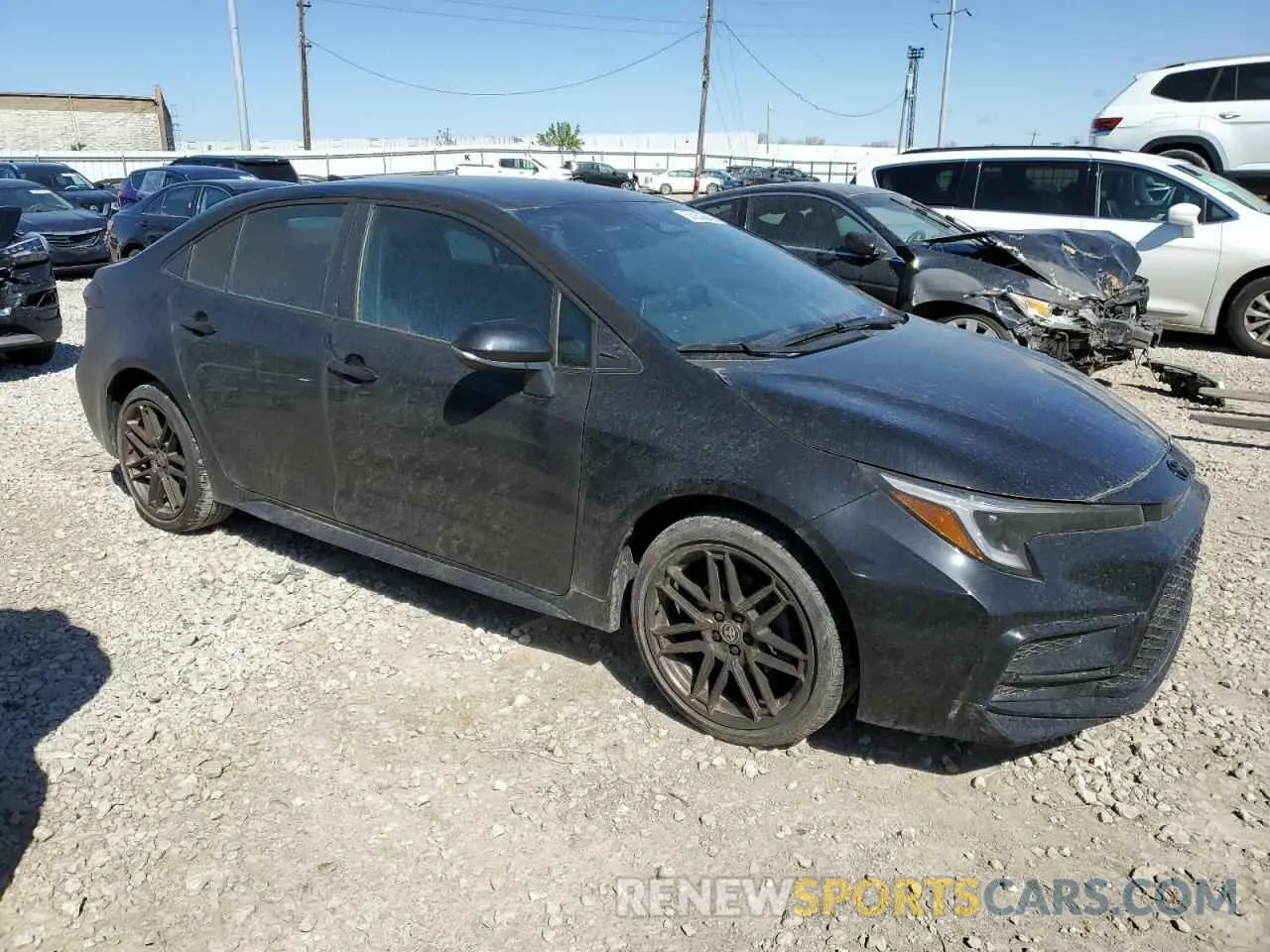 4 fotografías del automóvil dañado 5YFB4MCE8RP190113 TOYOTA COROLLA NI 2024