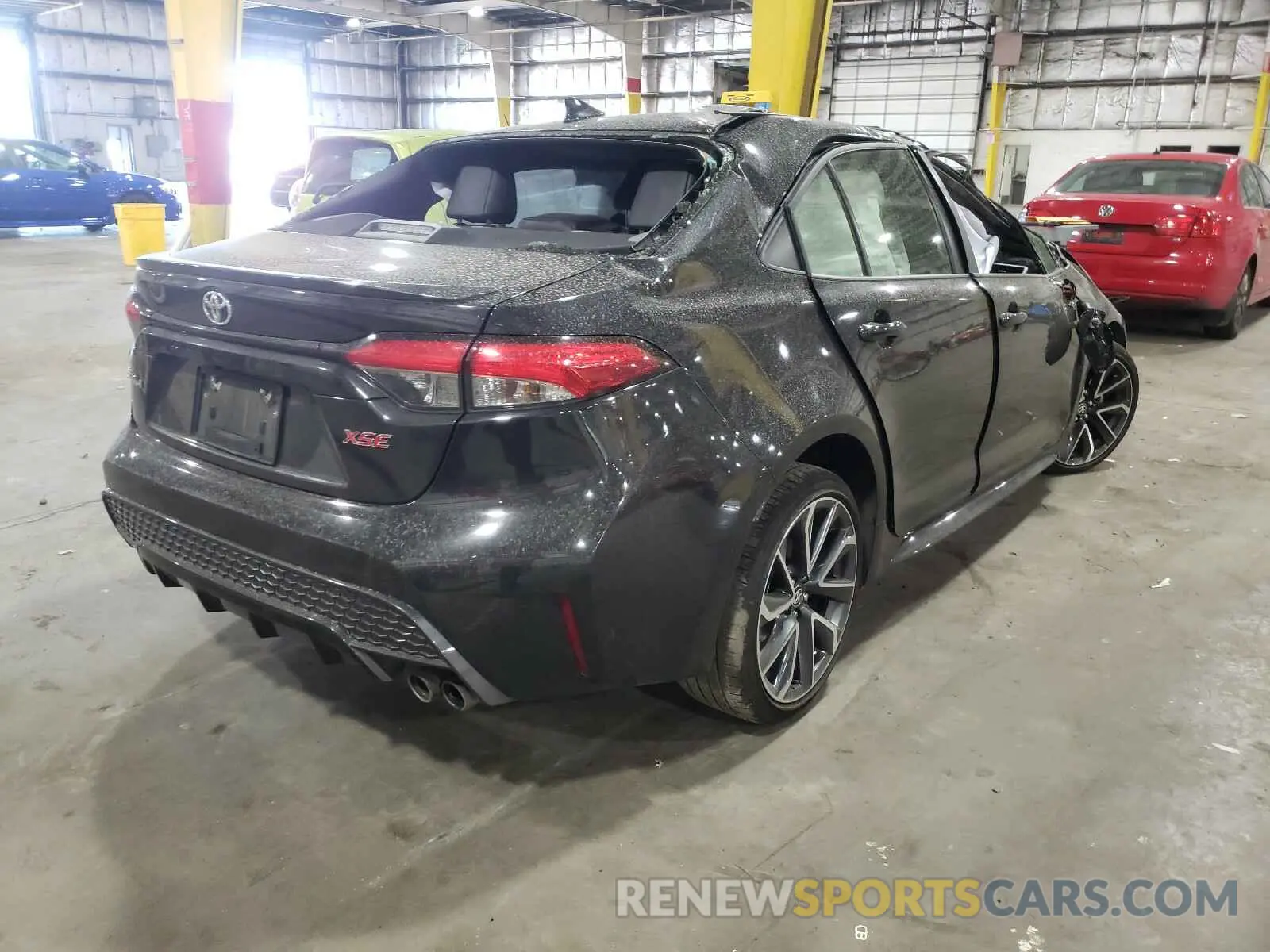4 fotografías del automóvil dañado JTDT4RCE4LJ039752 TOYOTA COROLLA XS 2020