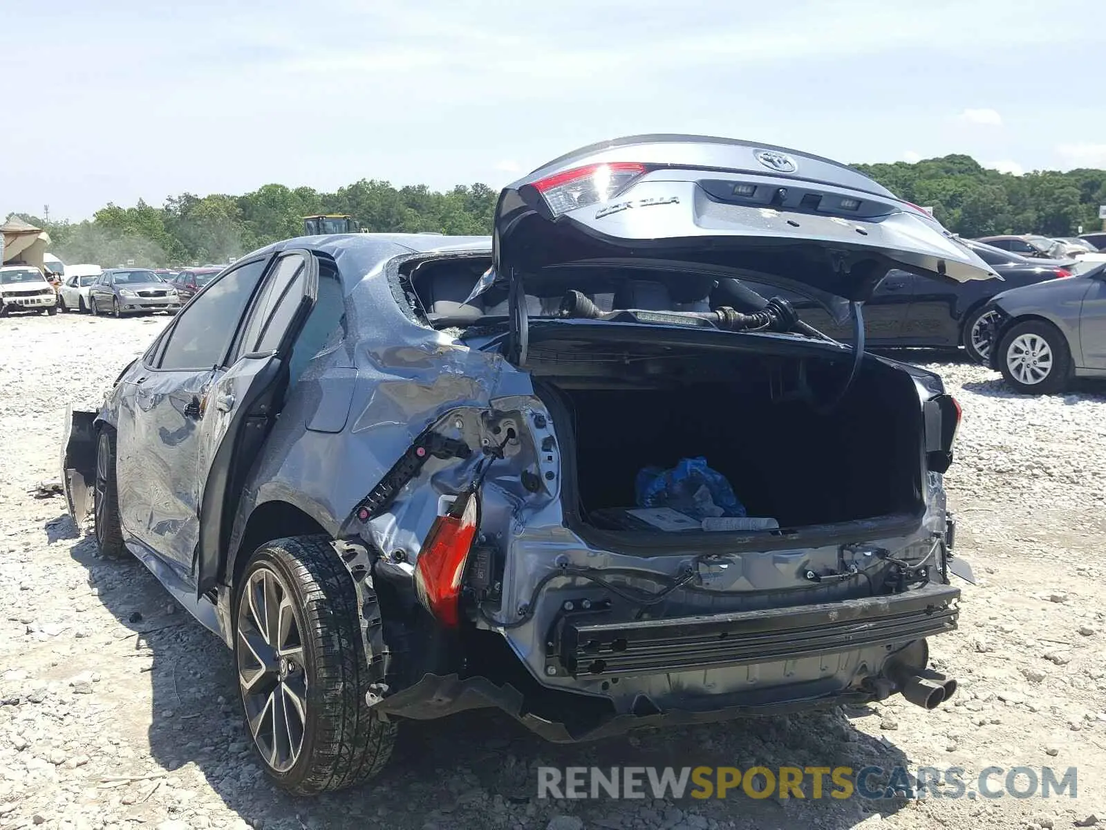 3 fotografías del automóvil dañado JTDT4RCE4LJ040786 TOYOTA COROLLA XS 2020