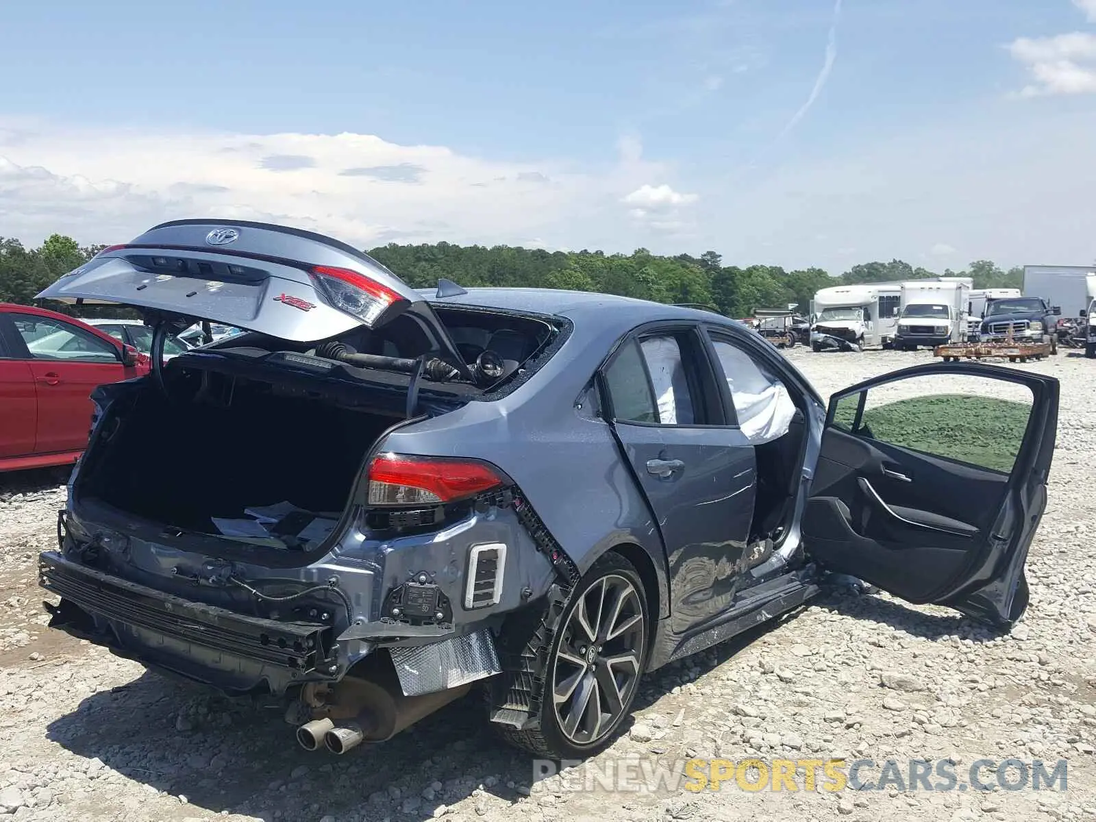 4 fotografías del automóvil dañado JTDT4RCE4LJ040786 TOYOTA COROLLA XS 2020