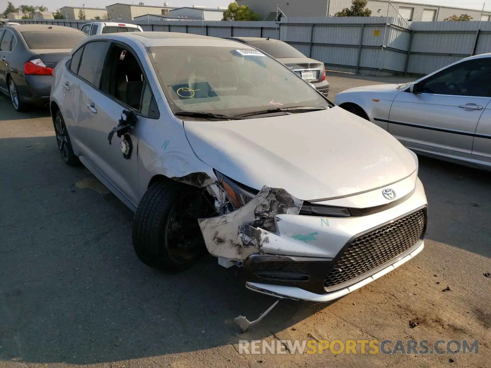 1 fotografías del automóvil dañado JTDT4RCE7LJ006857 TOYOTA COROLLA XS 2020