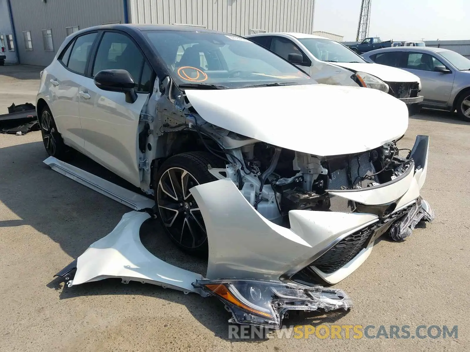 1 fotografías del automóvil dañado JTNC4RBE2L3103272 TOYOTA COROLLA XS 2020