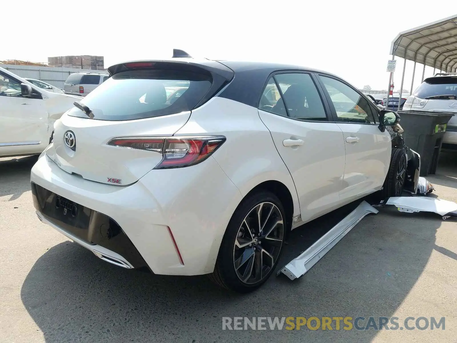 4 fotografías del automóvil dañado JTNC4RBE2L3103272 TOYOTA COROLLA XS 2020