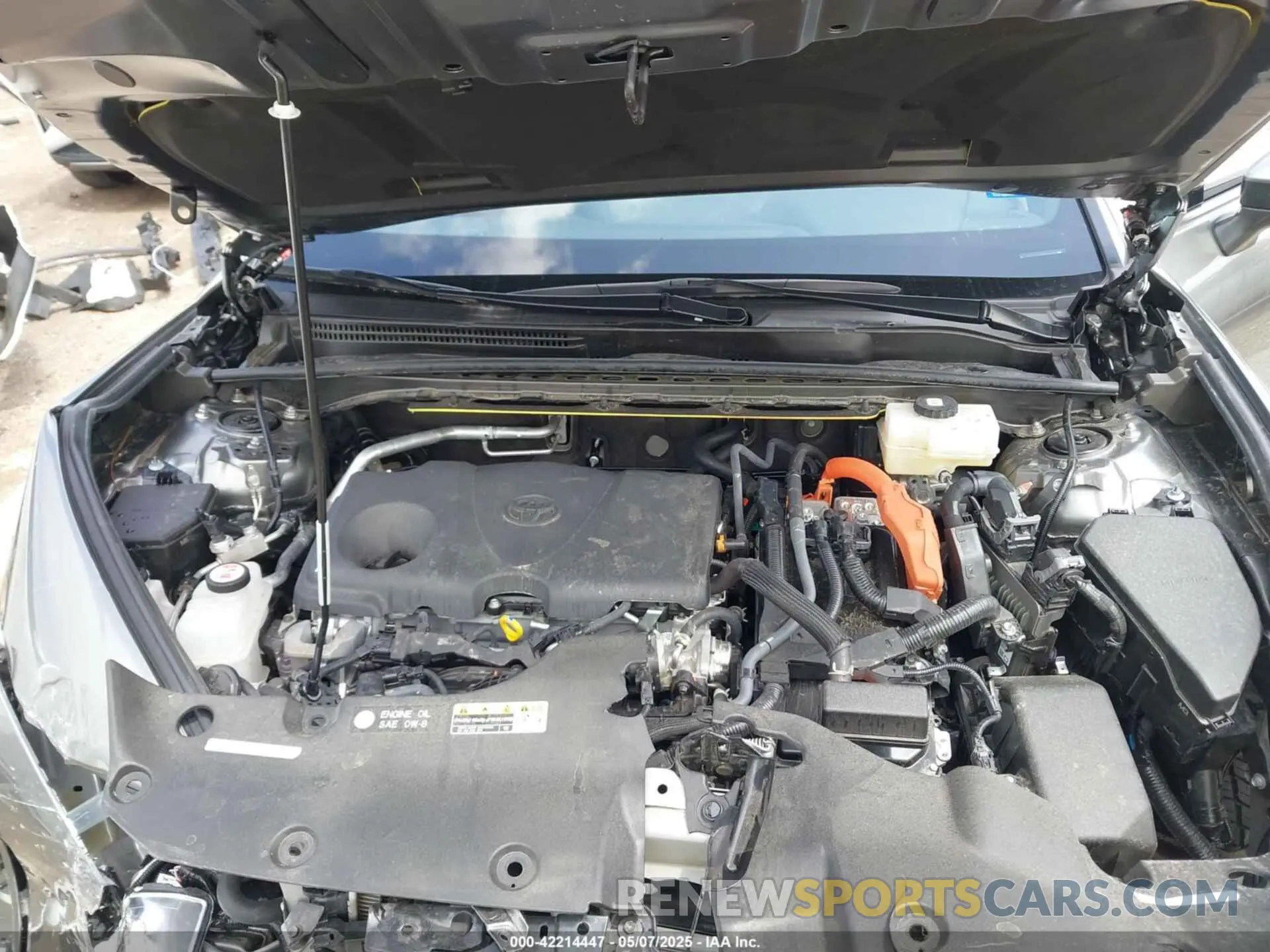 10 fotografías del automóvil dañado JTDAAAAF7P3016943 TOYOTA CROWN 2023