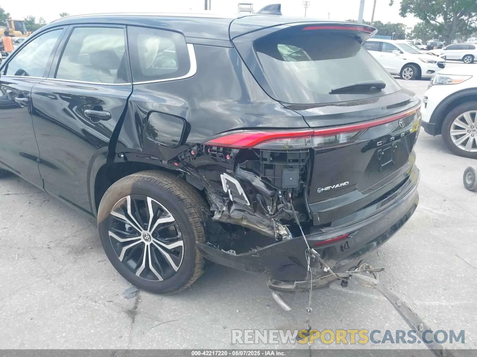 6 fotografías del automóvil dañado JTDACAAJ1S3007128 TOYOTA CROWN SIGNIA 2025