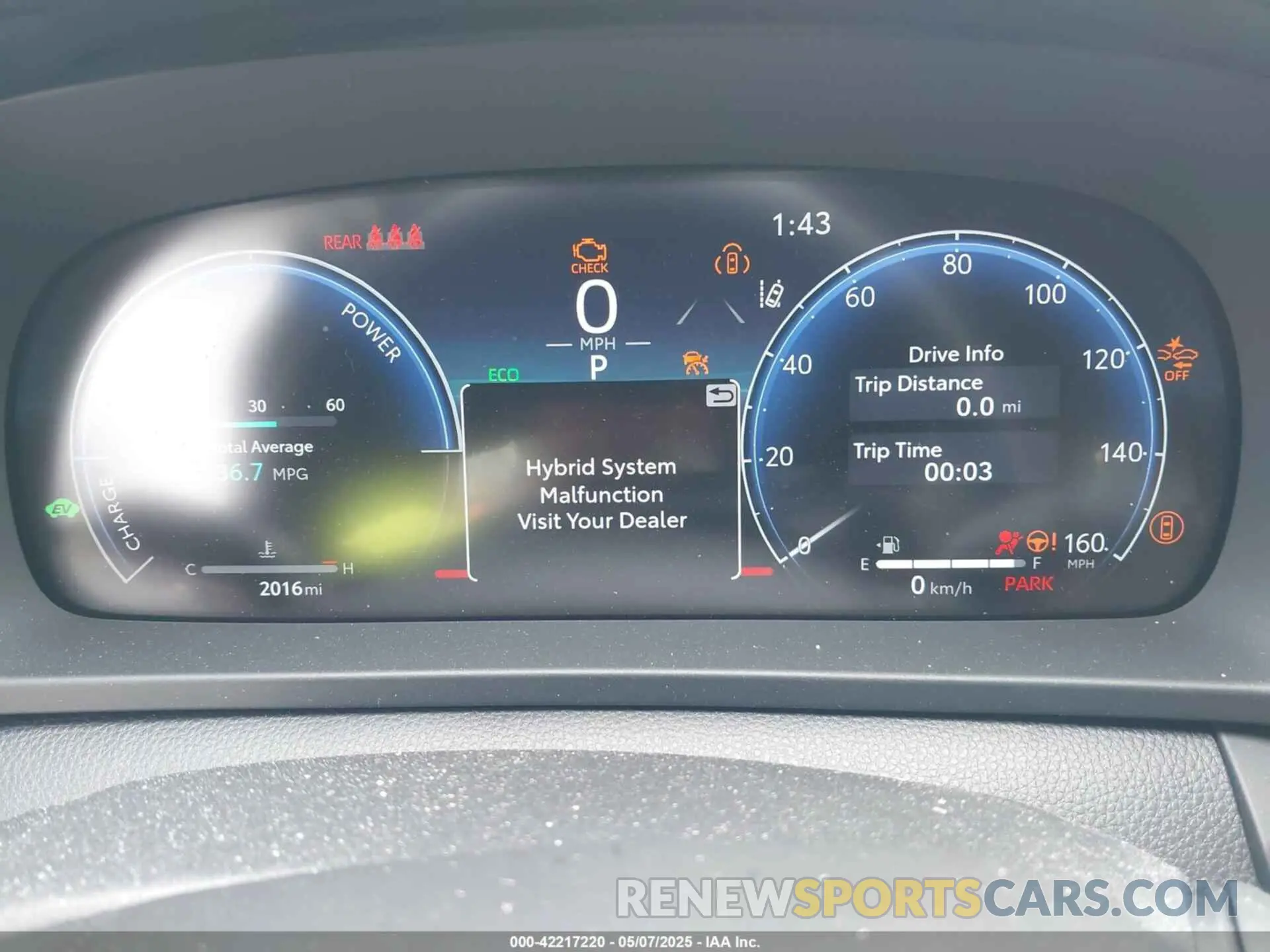 7 fotografías del automóvil dañado JTDACAAJ1S3007128 TOYOTA CROWN SIGNIA 2025