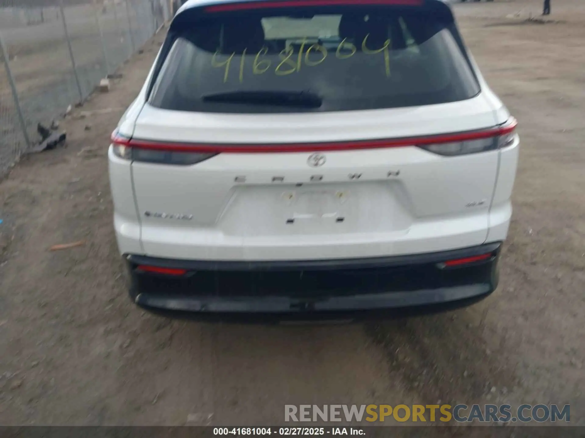 17 fotografías del automóvil dañado JTDACAAJ6S3008503 TOYOTA CROWN SIGNIA 2025
