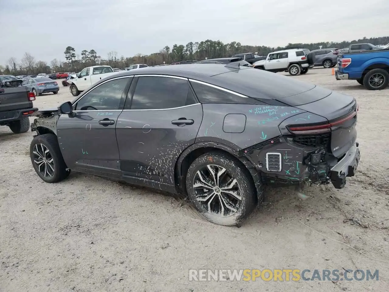 2 fotografías del automóvil dañado JTDAAAAF2P3004280 TOYOTA CROWN XLE 2023