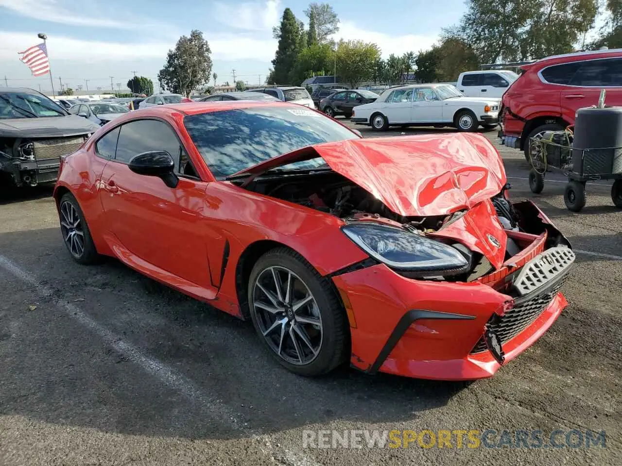 4 fotografías del automóvil dañado JF1ZNBC11P8759329 TOYOTA GR 86 2023