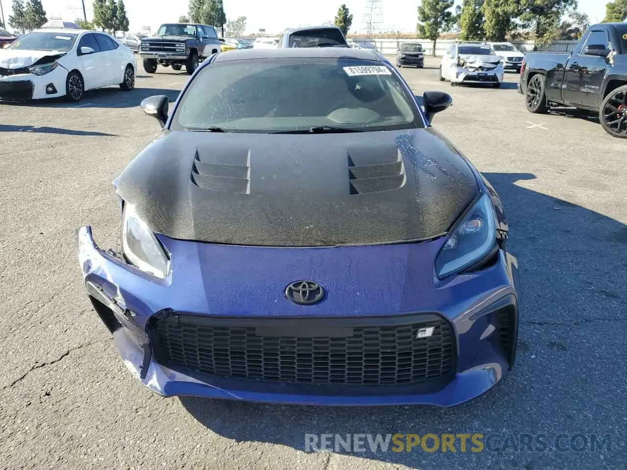 5 fotografías del automóvil dañado JF1ZNBC19P8754136 TOYOTA GR 86 2023