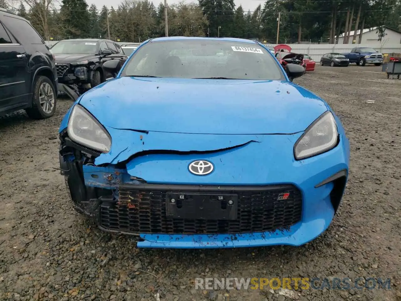 5 fotografías del automóvil dañado JF1ZNBE18P9758590 TOYOTA GR 86 PREM 2023