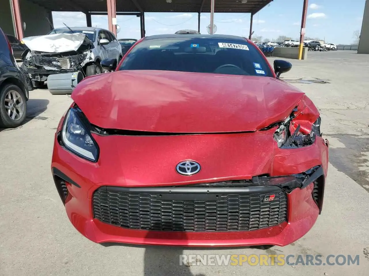 5 fotografías del automóvil dañado JF1ZNBF13P8764544 TOYOTA GR 86 PREM 2023