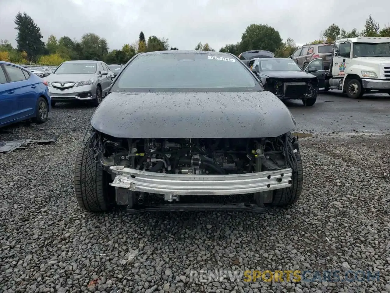 5 fotografías del automóvil dañado JTNABAAE1PA001205 TOYOTA GR COROLLA 2023