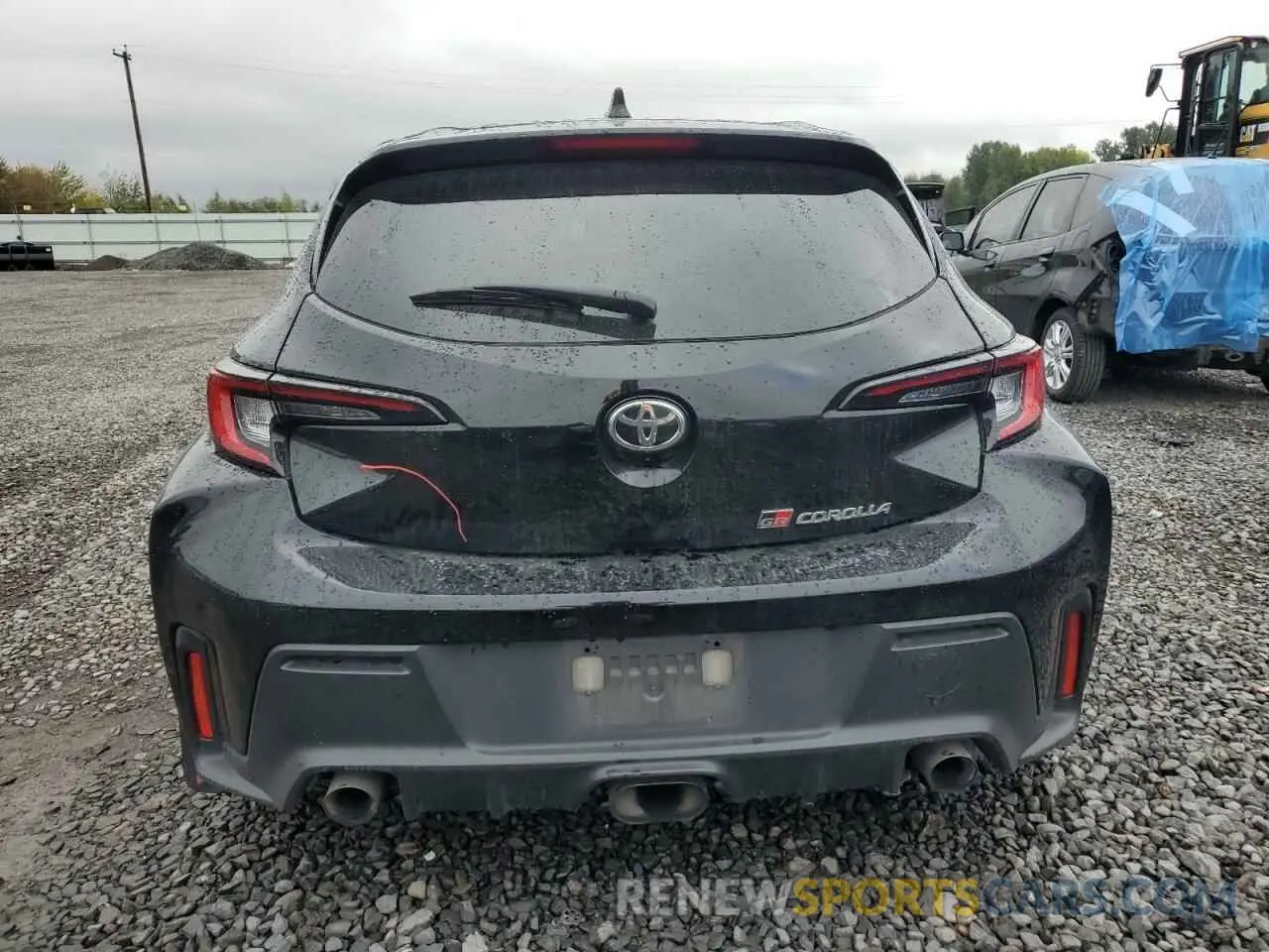 6 fotografías del automóvil dañado JTNABAAE1PA001205 TOYOTA GR COROLLA 2023
