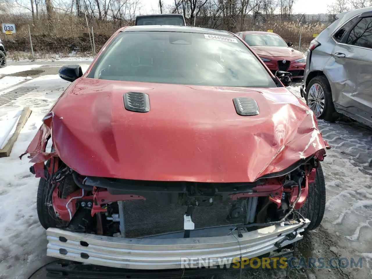 5 fotografías del automóvil dañado JTNABAAE1PA005030 TOYOTA GR COROLLA 2023