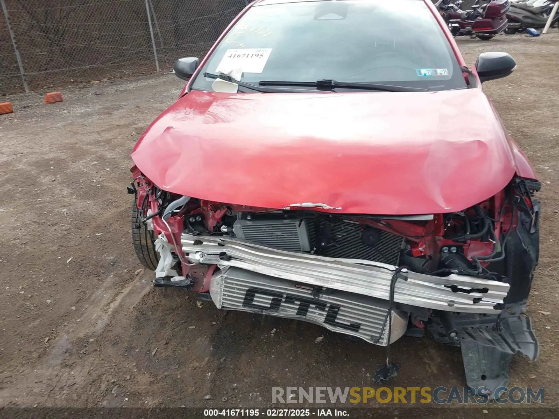 10 fotografías del automóvil dañado JTNABAAE1PA006565 TOYOTA GR COROLLA 2023