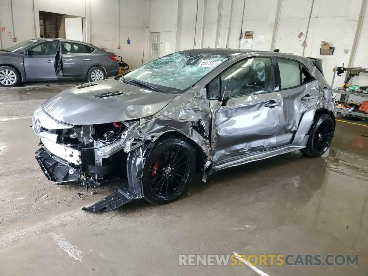 1 fotografías del automóvil dañado JTNABAAE3PA003912 TOYOTA GR COROLLA 2023