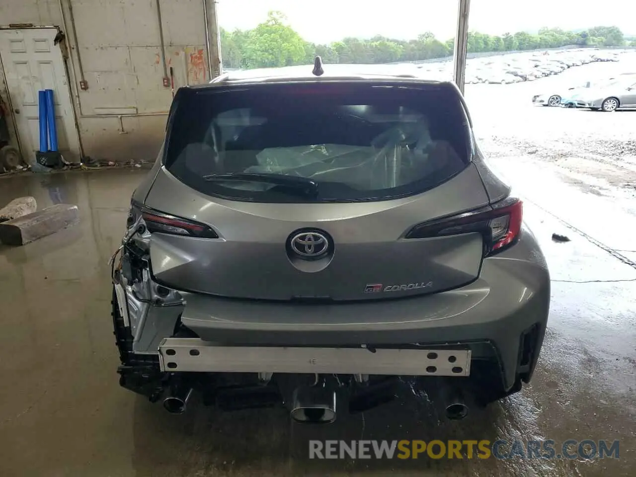 6 fotografías del automóvil dañado JTNABAAE3PA003912 TOYOTA GR COROLLA 2023