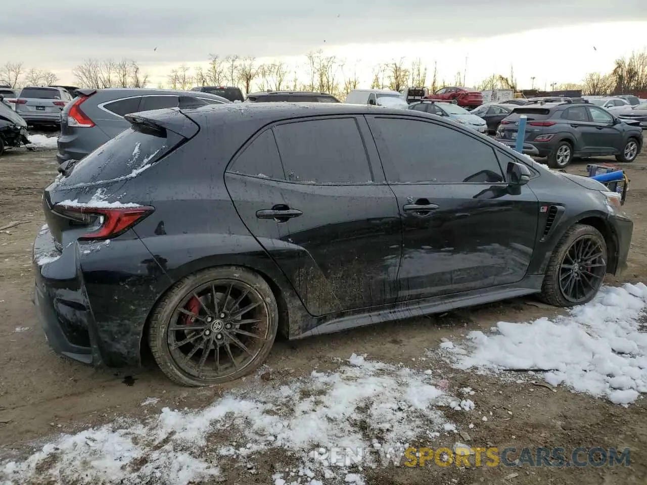 3 fotografías del automóvil dañado JTNABAAE6PA006156 TOYOTA GR COROLLA 2023