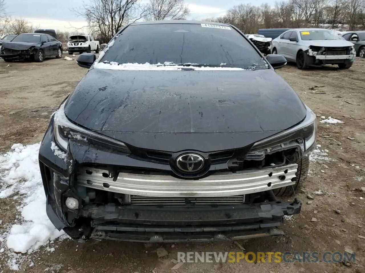 5 fotografías del automóvil dañado JTNABAAE6PA006156 TOYOTA GR COROLLA 2023