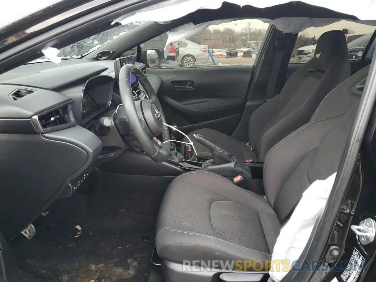 7 fotografías del automóvil dañado JTNABAAE6PA006156 TOYOTA GR COROLLA 2023