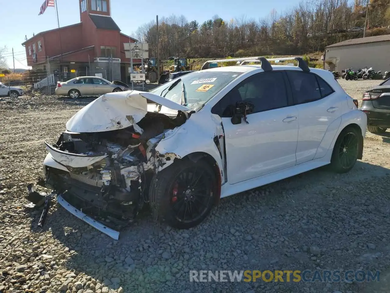1 fotografías del automóvil dañado JTNABAAE1RA010831 TOYOTA GR COROLLA 2024