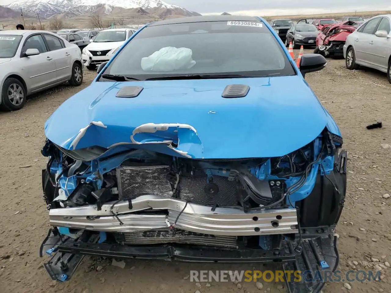 5 fotografías del automóvil dañado JTNABAAE2RA014905 TOYOTA GR COROLLA 2024