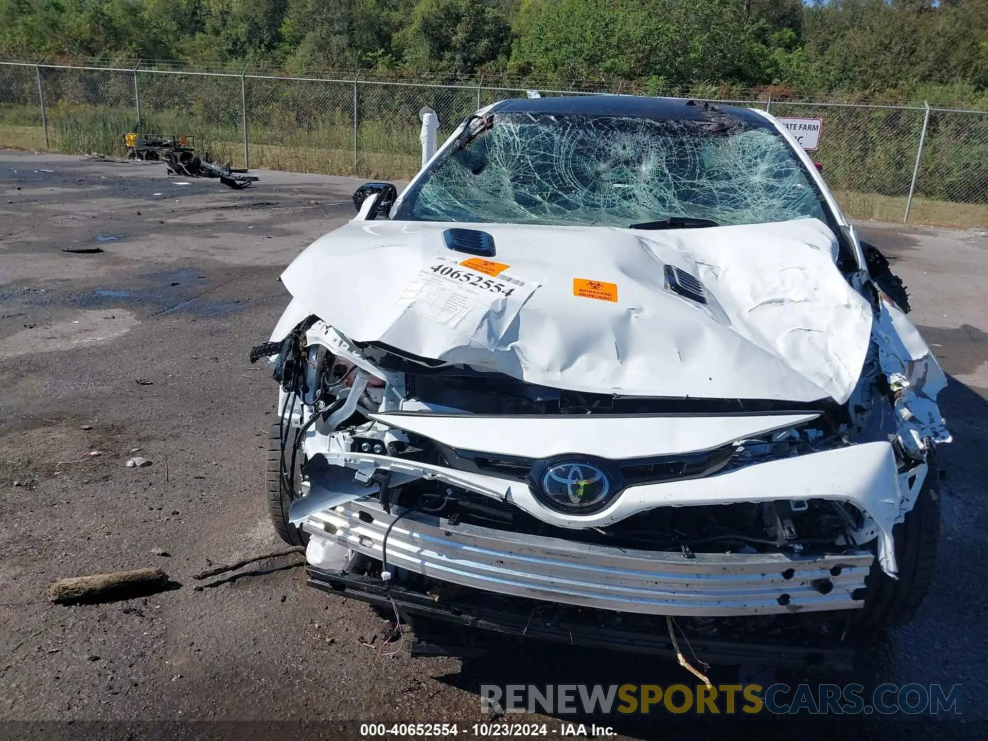 6 fotografías del automóvil dañado JTNABAAE3RA012340 TOYOTA GR COROLLA 2024