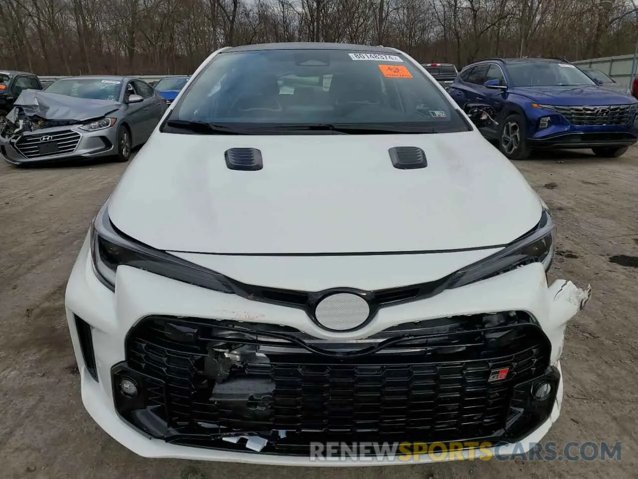 5 fotografías del automóvil dañado JTNABAAE4RA014159 TOYOTA GR COROLLA 2024