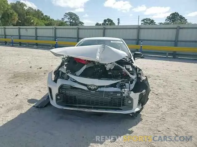 13 fotografías del automóvil dañado JTNABAAE6RA015801 TOYOTA GR COROLLA 2024