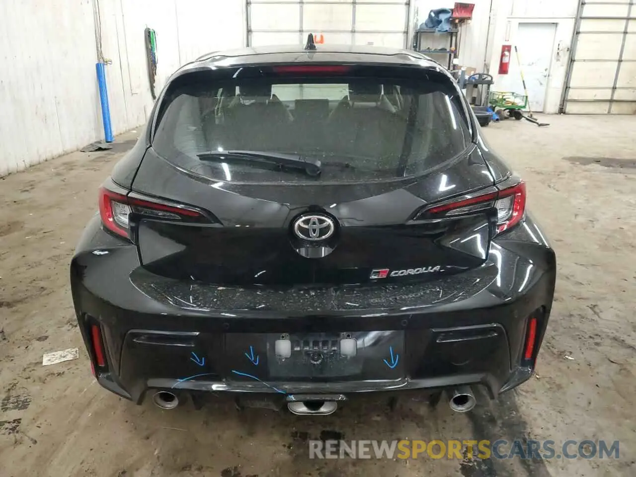 6 fotografías del automóvil dañado JTNABAAE7RA013152 TOYOTA GR COROLLA 2024