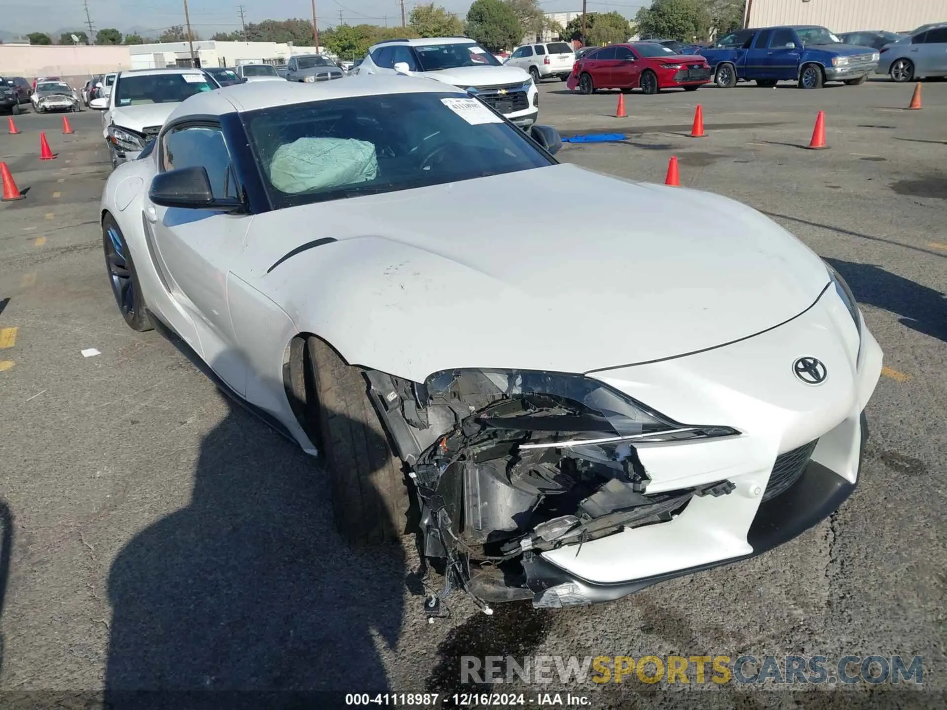 1 fotografías del automóvil dañado WZ1DB4C05LW027440 TOYOTA GR SUPRA 2020