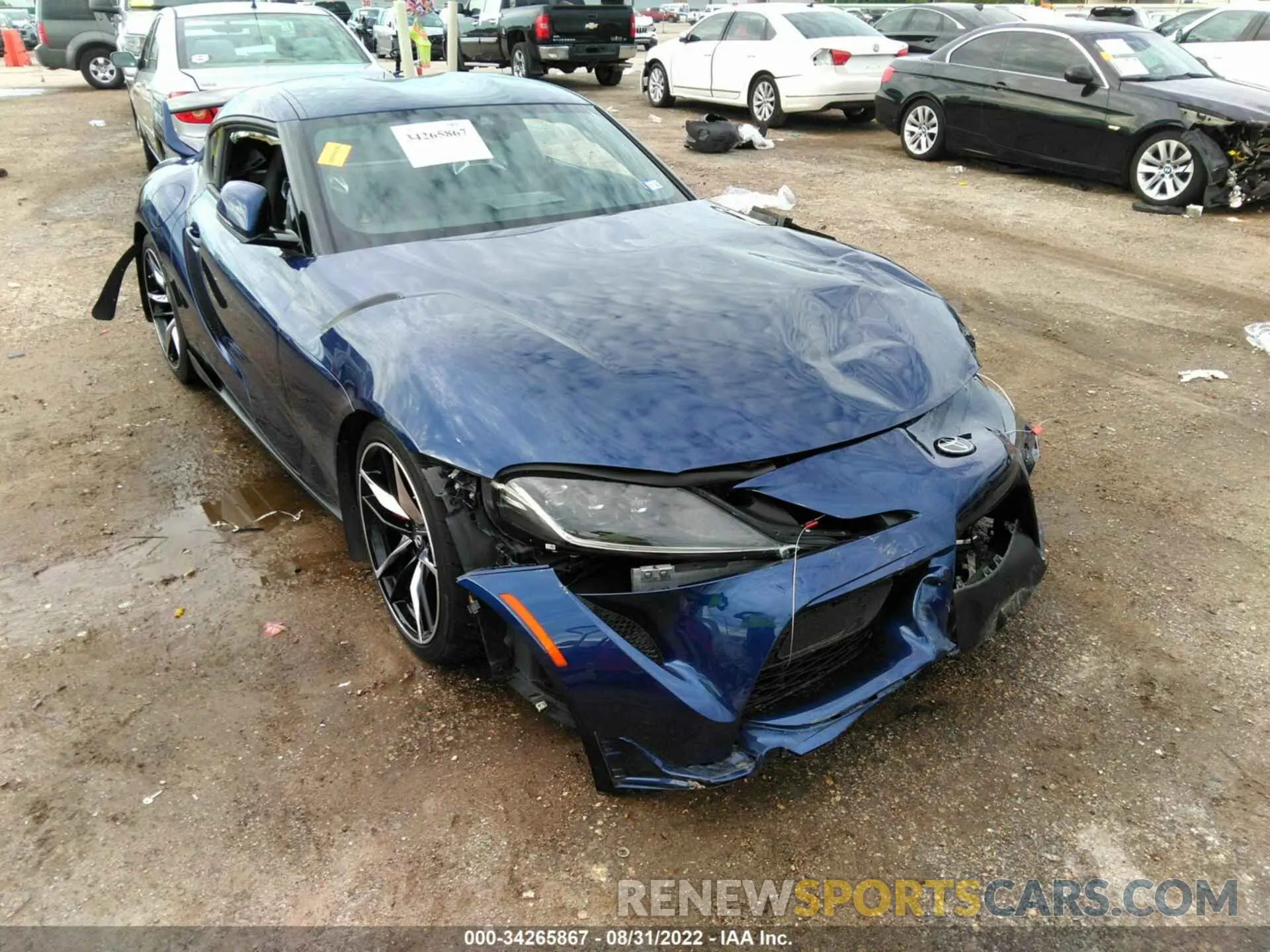 1 fotografías del automóvil dañado WZ1DB4C06LW024207 TOYOTA GR SUPRA 2020