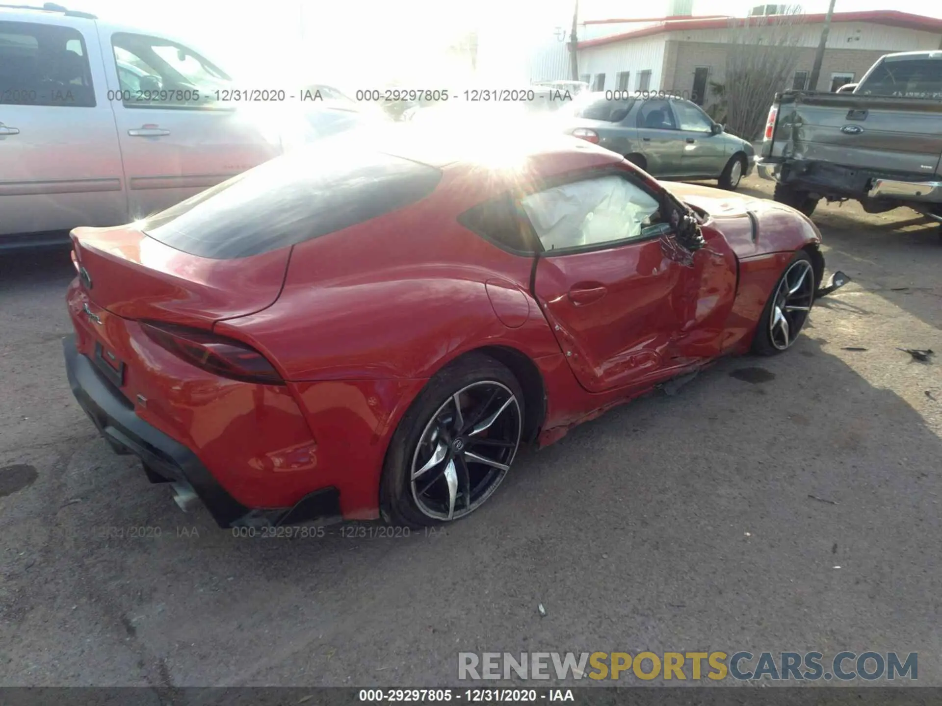 4 fotografías del automóvil dañado WZ1DB4C07LW031764 TOYOTA GR SUPRA 2020