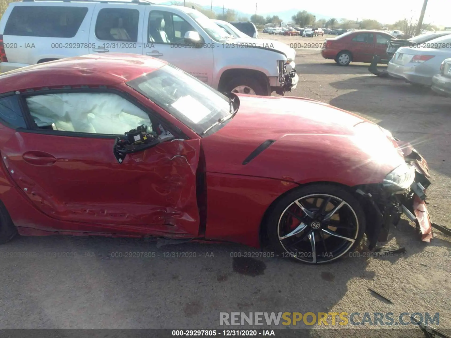 6 fotografías del automóvil dañado WZ1DB4C07LW031764 TOYOTA GR SUPRA 2020