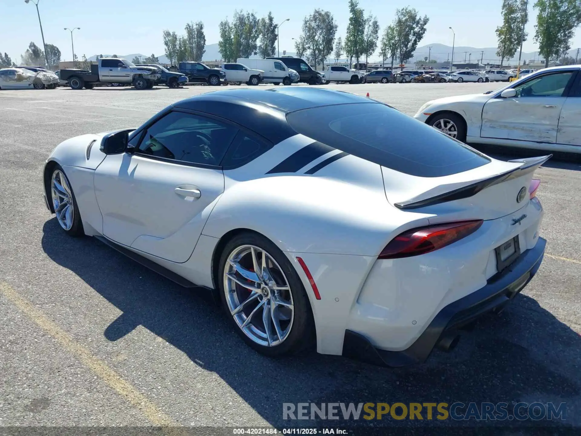 3 fotografías del automóvil dañado WZ1DB4C09LW031264 TOYOTA GR SUPRA 2020