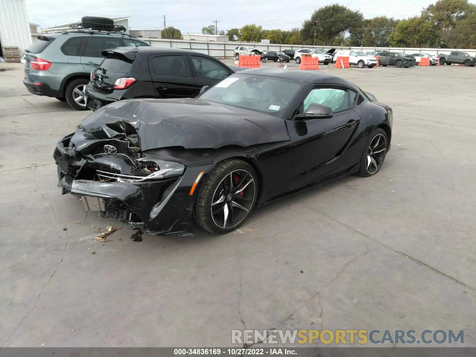 2 fotografías del automóvil dañado WZ1DB0C02MW046019 TOYOTA GR SUPRA 2021